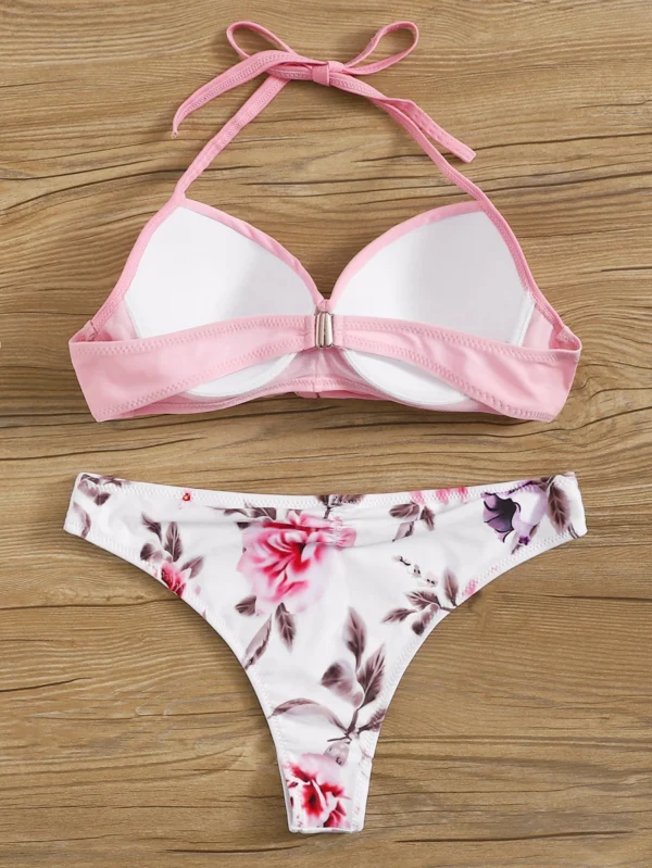 Vestido de baño con estampado floral - Imagen 2