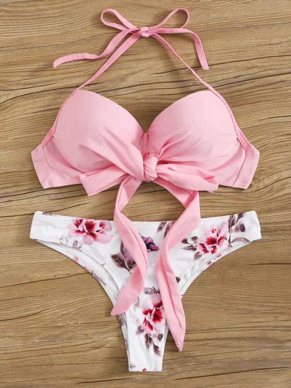 Vestido de baño con estampado floral - Imagen 4