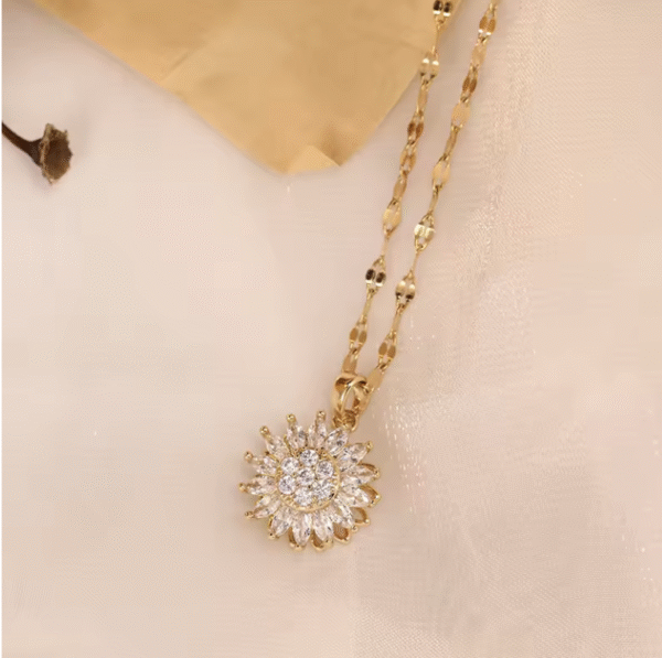 Collar de girasol rotatorio - Imagen 2